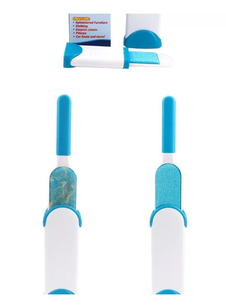 Long-handled lint remover with protective cover – Hair and dust removal tool for clothes and upholstery – Practical and easy-to-use design. - Image 3